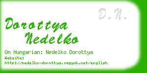 dorottya nedelko business card